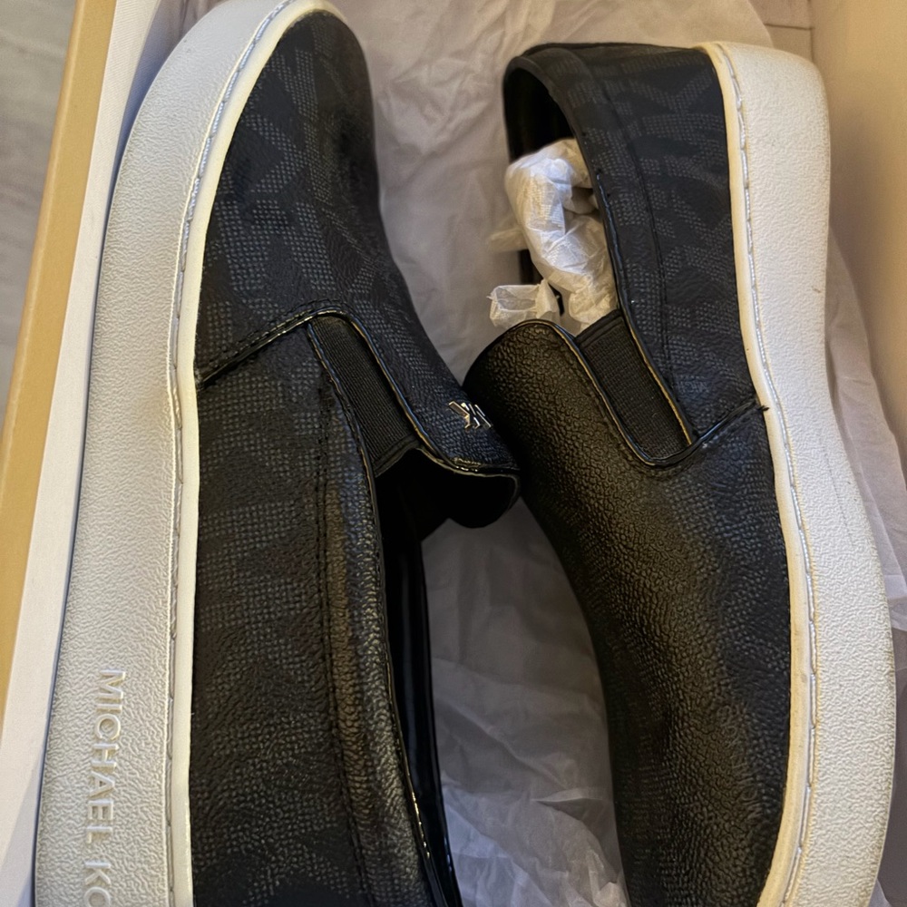 Michael Kors Black Slip-On Women’s Shoes